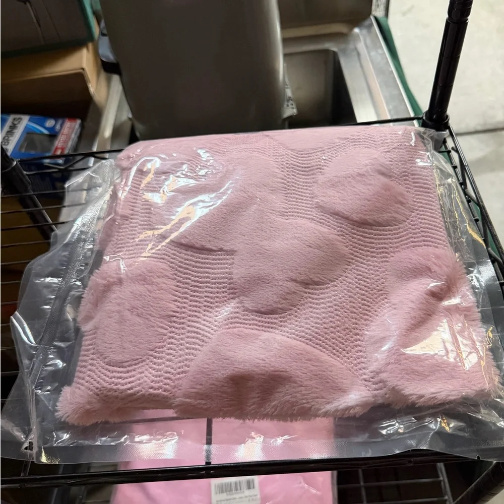 Pink Textured Blanket